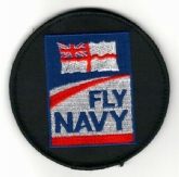Click here to view FLY NAVY ROUND 90mm VELCRO