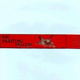 F-16 FIGHTING FALCON LEATHER BOOKMARKS - VARIOUS COLOURS