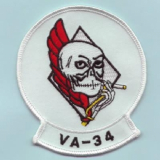VA-34 BLUE BLASTERS (SMOKING SKULLS)