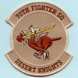 70 FS EMBROIDERED BADGE