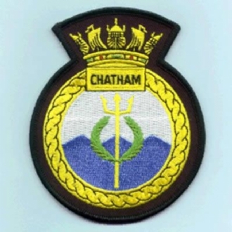 HMS CHATHAM OFFICIAL CREST