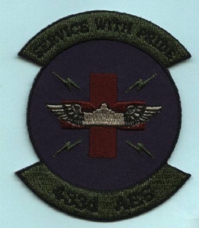 433 AES EMBROIDERED BADGE