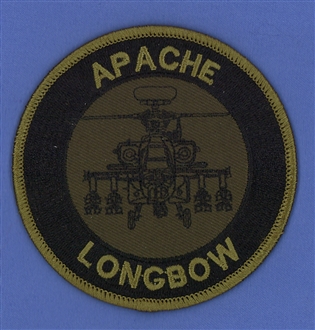 APACHE LONGBOW EMBROIDERED BADGE