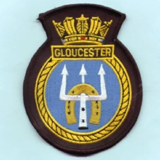 HMS GLOUCESTER CREST