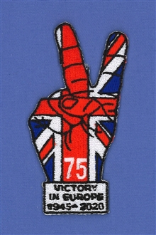 VICTORY IN EUROPE 75TH ANNIVERSARY BADGE
