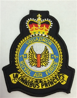 1 SQN OFFICIAL CREST EMBROIDERED BADGE