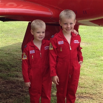 RED ARROWS CHILDRENS REPLICA FLYING SUITS