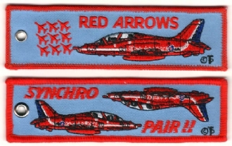 RED ARROWS SYNCHRO PAIR KEYRING