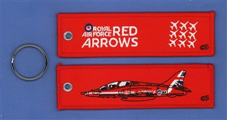 RED ARROWS EMBROIDERED KEYRING
