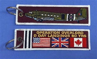 D-DAY 80 YEARS OP OVERLORD KEYRING