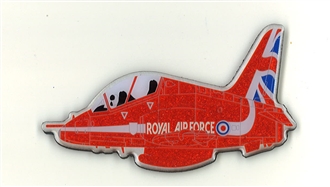 GLITTERY RED ARROWS MAGNET