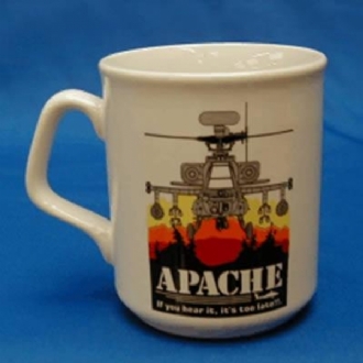 APACHE WHITE COFFEE MUG