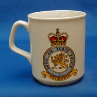 RAF POLICE WHITE COFFEE MUG