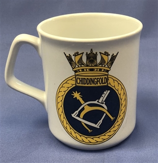HMS CHIDDINGFOLD OFFICIAL CREST COFFEE MUG