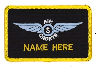 AIR CADETS GLIDING SCHOLARSHIP SOLO WING 1 LINE NAME BADGE