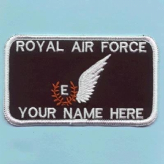RAF FLIGHT ENGINEER NAME BADGE