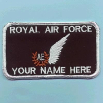 RAF AIR ELECTRONICS NAME BADGE