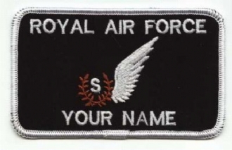 RAF SIGNALLER NAME BADGE