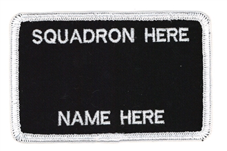 2 LINE NAME BADGE WITH NO BREVET