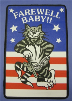 TOMCAT FAREWELL BABY XL BACK PATCH