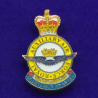 ROYAL AUXILLIARY AIR FORCE CREST PIN BADGE