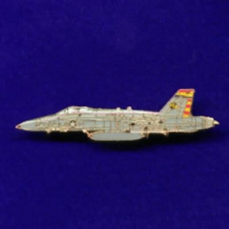 F-18 HORNET (SIDE VIEW) PIN BADGE