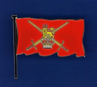 ARMY LOGO FLAG PIN 
