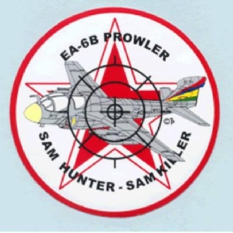 EA-6B  PROWLER - SAM HUNTER STICKER