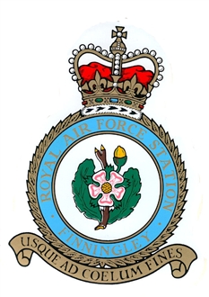 RAF FINNINGLEY CREST STICKER