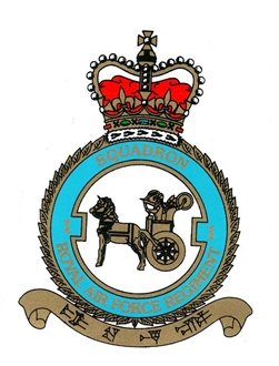 1 SQN RAF REGIMENT CREST STICKER