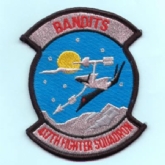 417 FS BANDITS F-117 EMBROIDERED BADGE