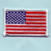 US STARS & STRIPES (WHITE BORDER)