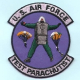 USAF TEST PARACHUTIST