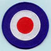 RAF ROUNDEL EMBROIDERED BADGE