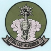STRKFITRON 27 EMBROIDERED BADGE
