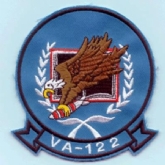 VA-122 EMBROIDERED BADGE