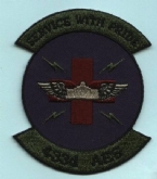 433 AES EMBROIDERED BADGE