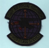 USAFE AIR POSTAL SQN EMBROIDERED BADGE