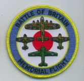 BBMF ROUNDEL 90MM WITH VELCRO