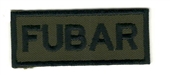 FUBAR BADGE - OLIVE