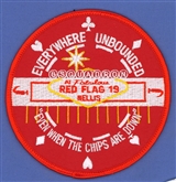 8 SQN RED FLAG BADGE - RED CHIP