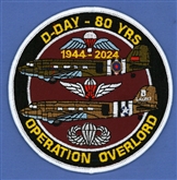 D-DAY 80 YEARS OP OVERLORD BADGE