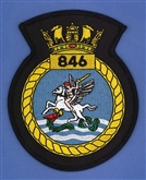 846 NAS CREST EMBROIDERED BADGE
