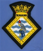 HMS SEAHAWK CREST BADGE