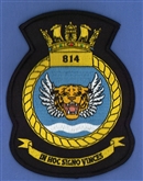 814 NAS CREST EMBROIDERED BADGE