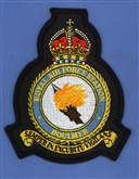 RAF BOULMER CREST BADGE - TUDOR CROWN