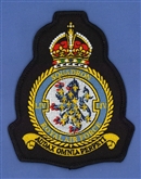54 SQN CREST BADGE - TUDOR CROWN *BLACK BACKGROUND*