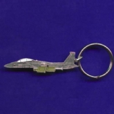 F-15E SIDE VIEW ENAMEL KEYRING
