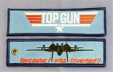 TOP GUN EMBROIDERED KEYRING