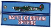 SPITFIRE EMBROIDERED KEYRING